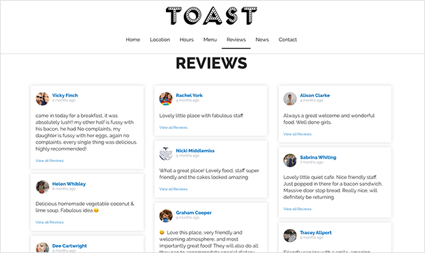 Customer Reviews and Testimonials for Food Brands