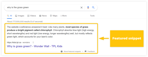 Featured Snippets